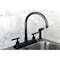 Kingston Brass NS8790DKLSP Water Onyx Centerset Kitchen Faucet, Black Stainless Steel NS8790DKLSP - alternate 5